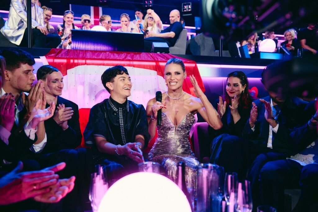 All the action from the Green Room during the Grand Final of the 69th Eurovision Song Contest