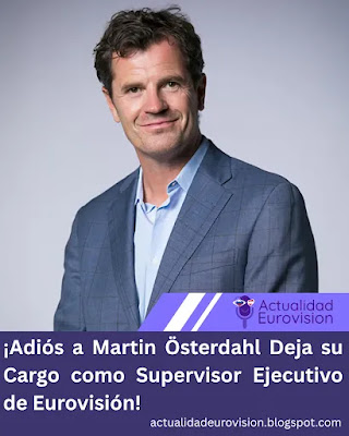 Martin Österdahl durante la edición 2023 del Eurovisión en el Reino Unido