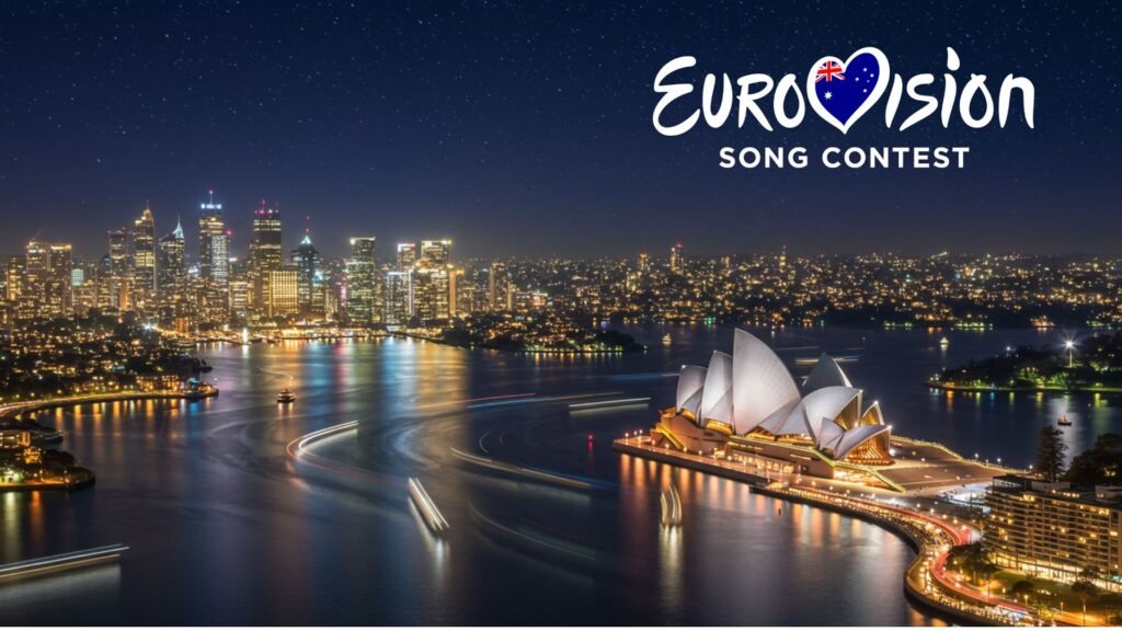 Anuncio oficial de la participación de Australia 🇦🇺 en Eurovisión 2025, programado para el 25 de febrero. Imagen cortesía de SBS.