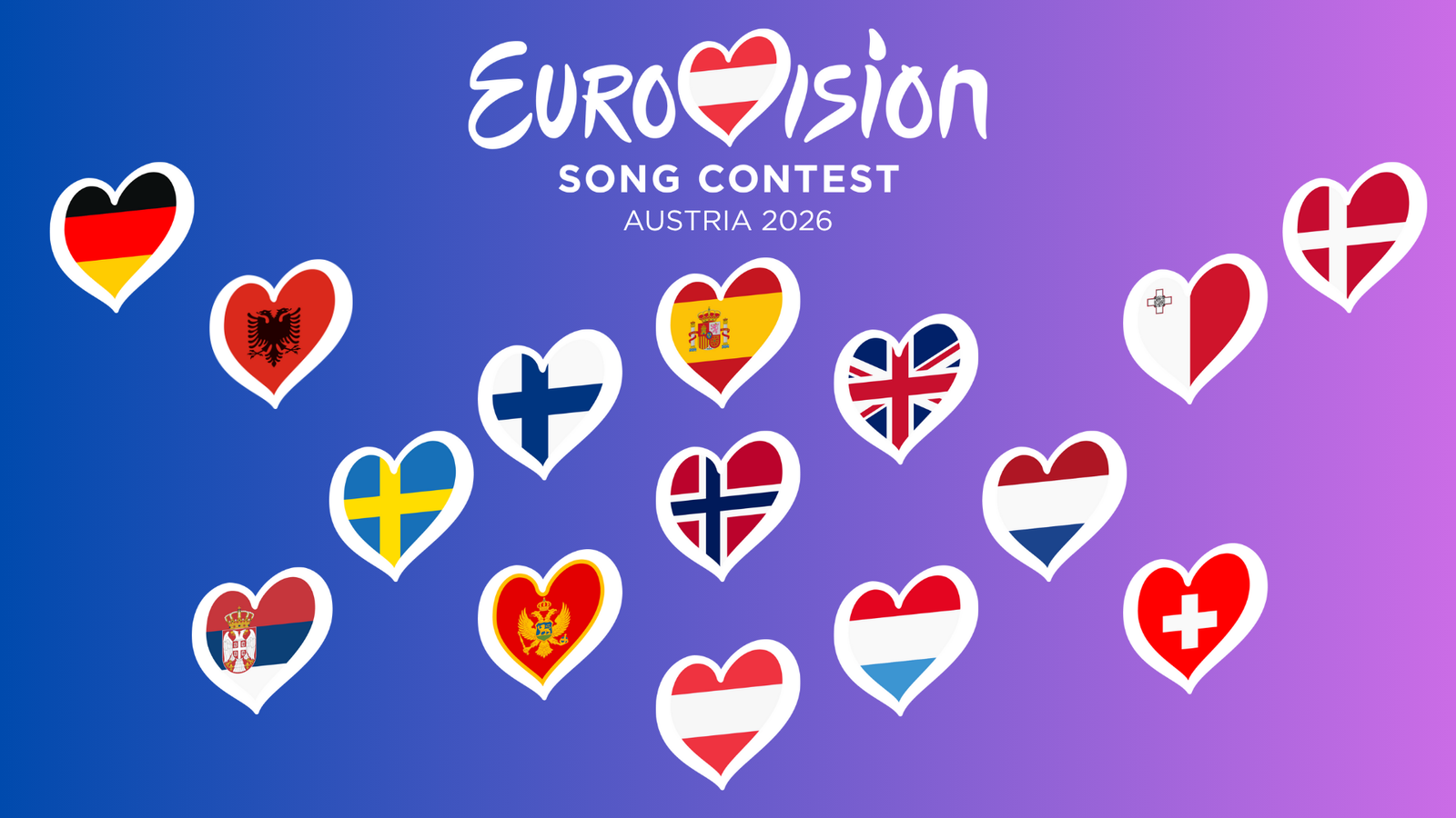 Países Confirmados y en Duda para Eurovisión 2026