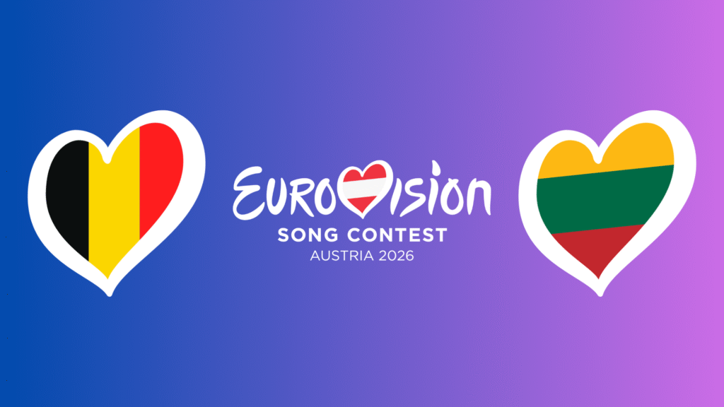 RTBF y LRT confirman la participación de Bélgica y Lituania en Eurovisión 2026.