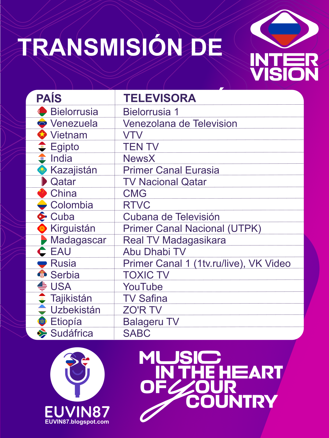 Donde ver Intervision TV Donde ver Intervision online