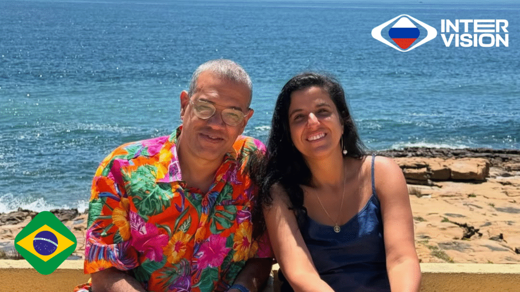 Luciano Calazans y Tais Nader, representantes de Brasil en Intervisión 2025, listos para encender el escenario de Moscú