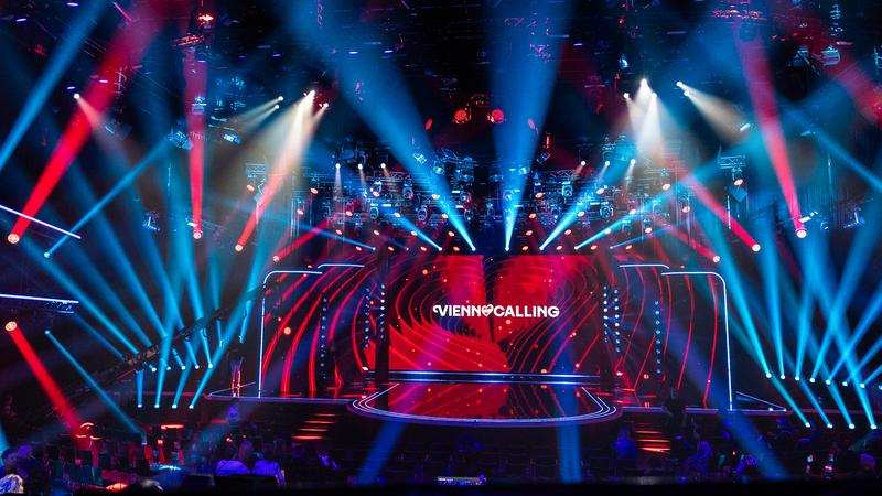 Escenario de Vienna Calling para elegir representante de Austria para Viena 2026