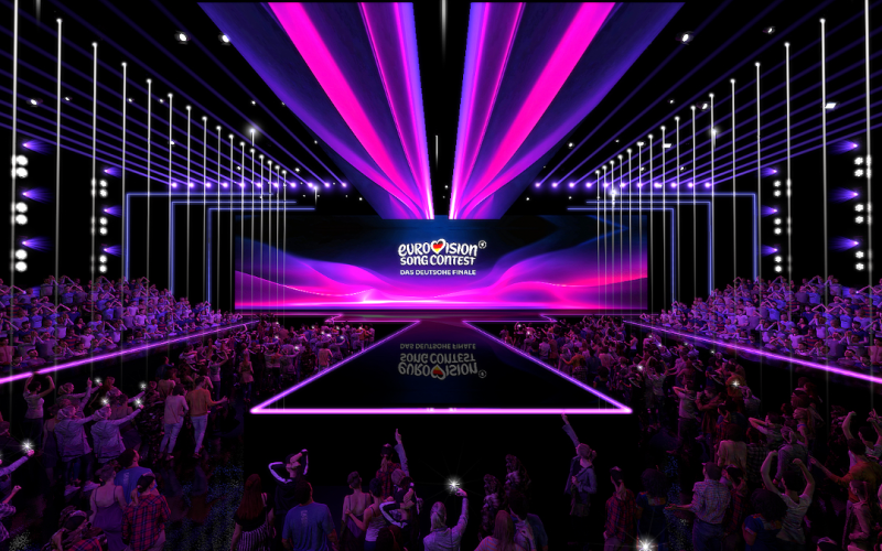 Render del Escenario del Das Deustche Finale 2026