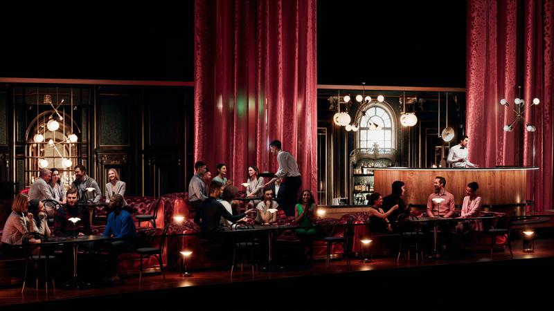 Diseño del Greenroom en Viena 2026, Eurovision 70 años