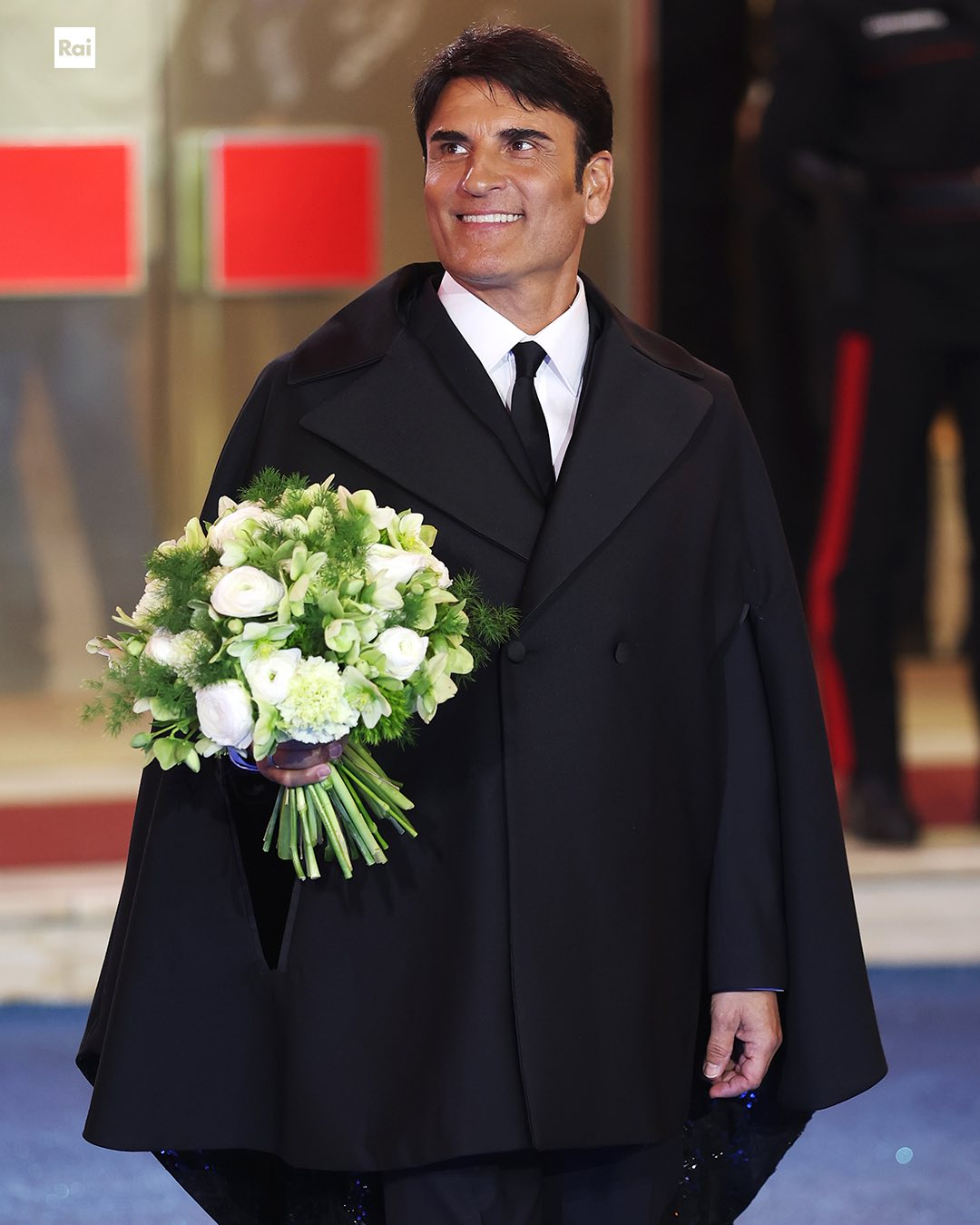 Sal Da Vinci en su gala de San Remo antes de la final del 28 de febrero